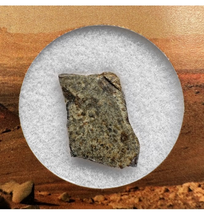 0.250g Martian Shergottite Meteorite Amgala 001 Martian Meteorite (SKU M2498)