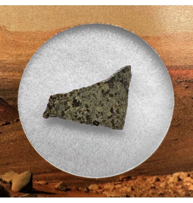 0.250g Martian Shergottite Meteorite Amgala 001 Martian Meteorite (SKU M2500)