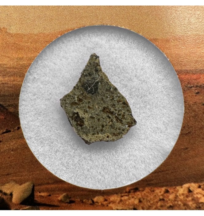 0.250g Martian Shergottite Meteorite Amgala 001 Martian Meteorite (SKU M2512)