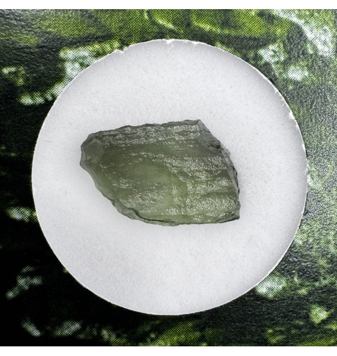 >0.3g Moldavite Meteorite Ejector (Tektite) (SKU M1572)