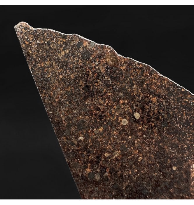 13g NWA 869/L4-6 Stoney Meteorite Bracciated Chondrite Slice (SKU M2450)