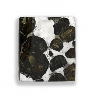 4g Brahin Pallasite Slice Stony-Iron Meteorite (SKU M2812)