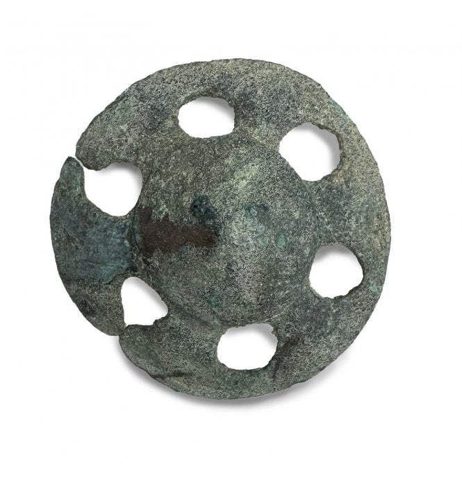 Ancient Bronze Age Wheel Pendant (SKU ANT331)