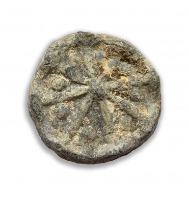 Ancient Medieval Lead Button (SKU ANT378)
