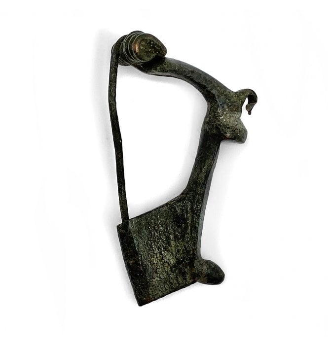 Ancient Roman Decorated “Trumpet” Type Brooch (SKU ANT230)
