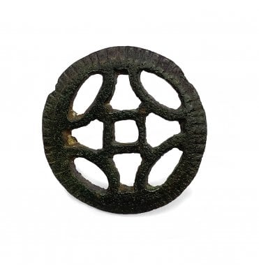 Ancient Roman Wheel Plate Type Brooch (SKU ANT222)