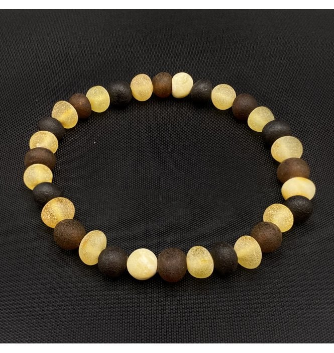 Baltic Amber Elasticated Bracelet (SKU Amber-161)