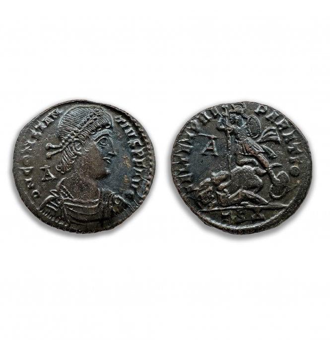 Bronze Centenionalis Roman Coin:- Constans (SKU COIN206)