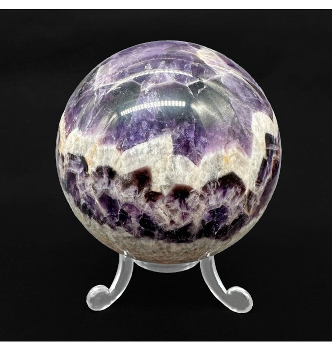 Chevron Amethyst Sphere (R1680)