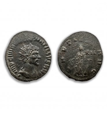 Genuine Bronze Roman Coin:- Quintillus (SKU COIN210)