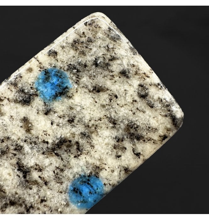 K2 Stone (White Granite with Azurite) (SKU R1303)