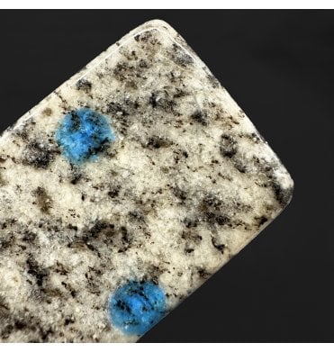 K2 Stone (White Granite with Azurite) (SKU R1303)