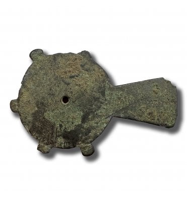Large British Roman Thistle Type Bronze Brooch (SKU ANT355)