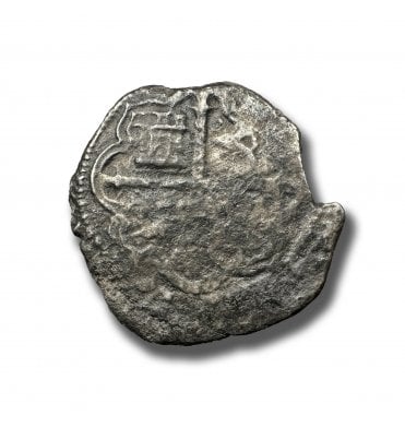 Legendary Ship Wreck Silver Coin found Rill Cove, The Lizard, Cornwall, England: Phillip II 1556-1598 (SKU COIN0194)