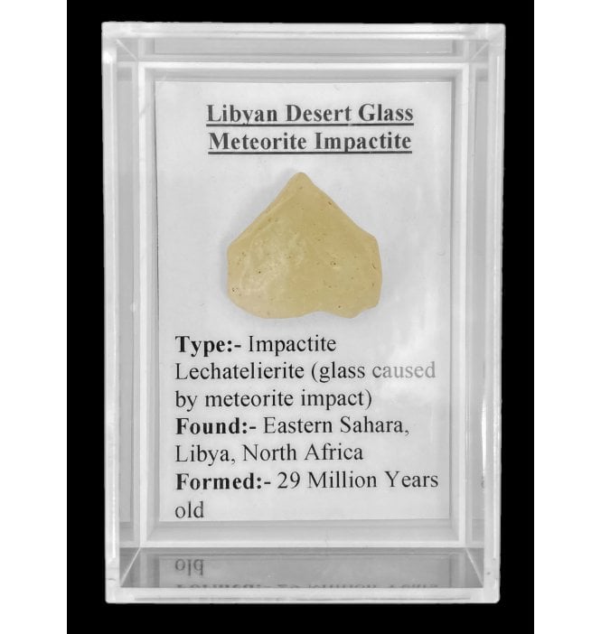 Libyan Desert Glass Meteorite Impactite (SKU G78)