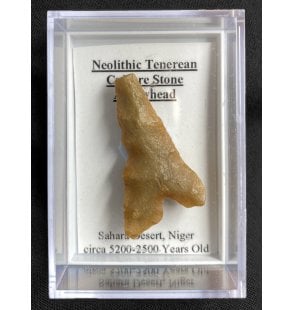 Neolithic Tenerean Culture Stone Arrowhead (SKU G65)