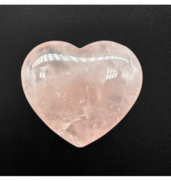 Rose Quartz Heart (SKU R1292)