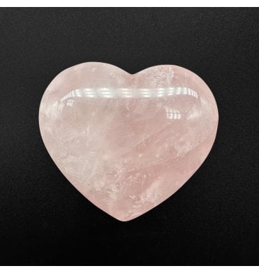 Rose Quartz Heart (SKU R1293)